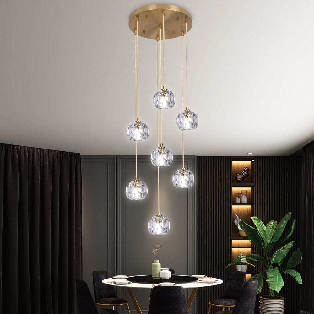 Clara Crystal Charm Pendant Light