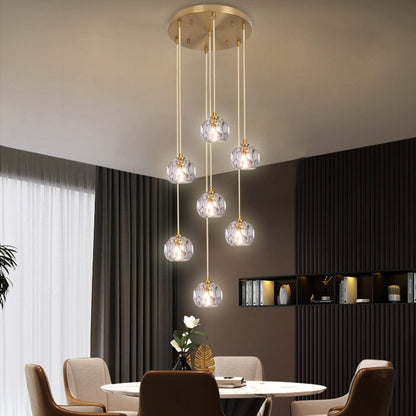 Clara Crystal Charm Pendant Light