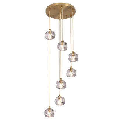 Clara Crystal Charm Pendant Light