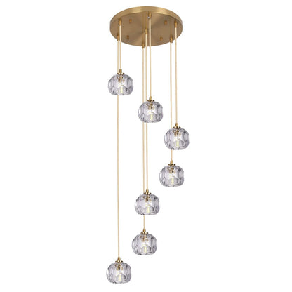 Clara Crystal Charm Pendant Light