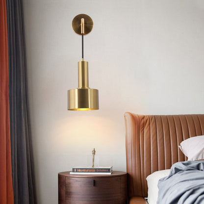 Camille Gold Adjustable Wall Lamp with Modern Finish