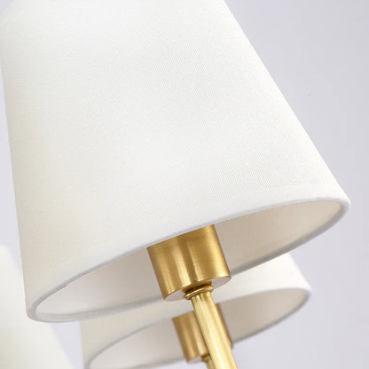 Adèle Vintage Kupfer Stoff Wandleuchte