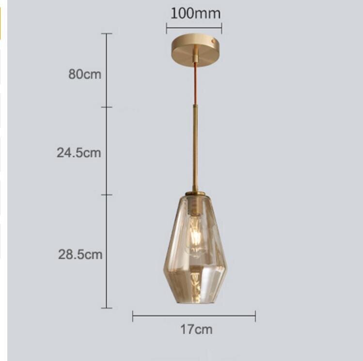 Monica Designer-Glas-Pendelleuchte