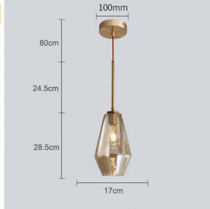 Monica Designer-Glas-Pendelleuchte