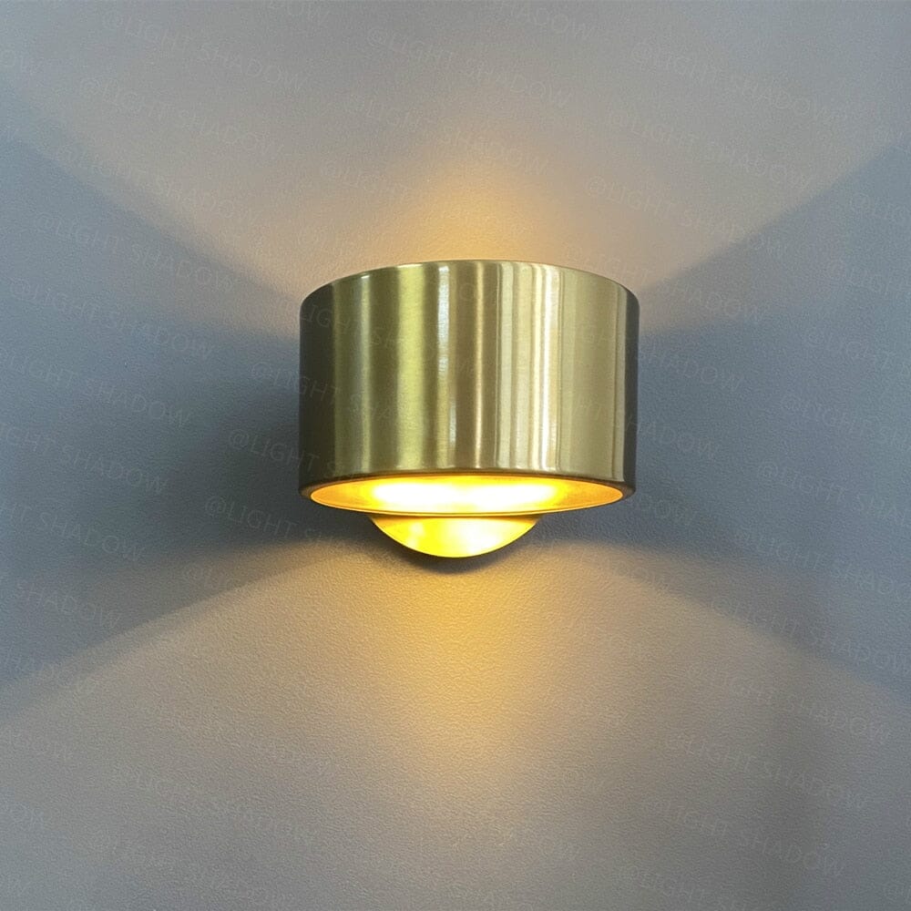 Amélie Golden Ring Wandleuchte mit modernem nordischem Design