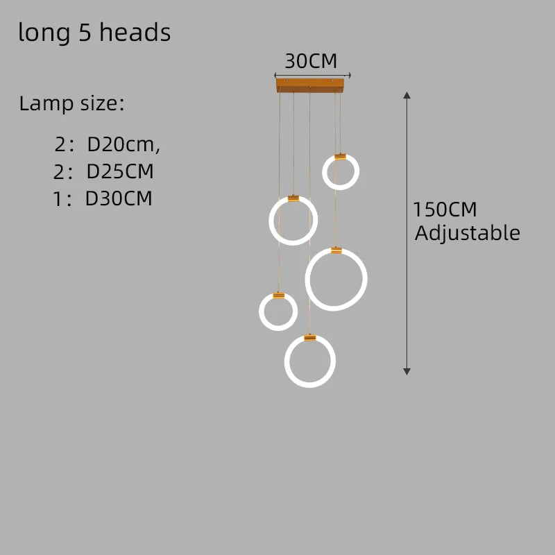 Élodine LED-Pendelleuchte aus Acryl