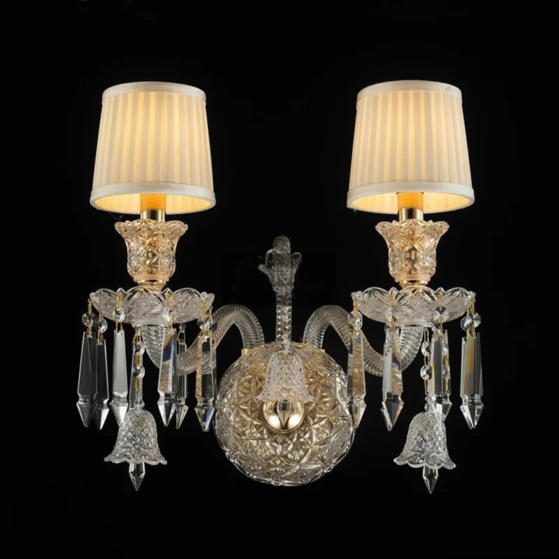 Minimalist Crystal Candle Chandelier for Living Room and Bedroom
