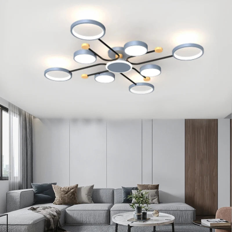 Céline Moderne Multi-Licht LED-Deckenleuchte