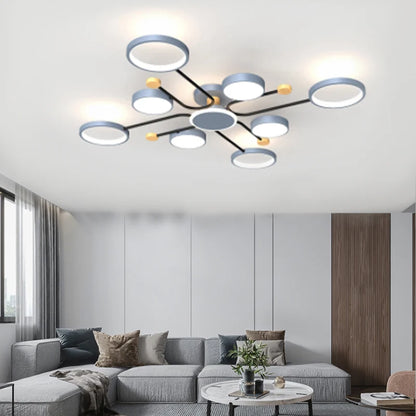 Céline Moderne Multi-Licht LED-Deckenleuchte