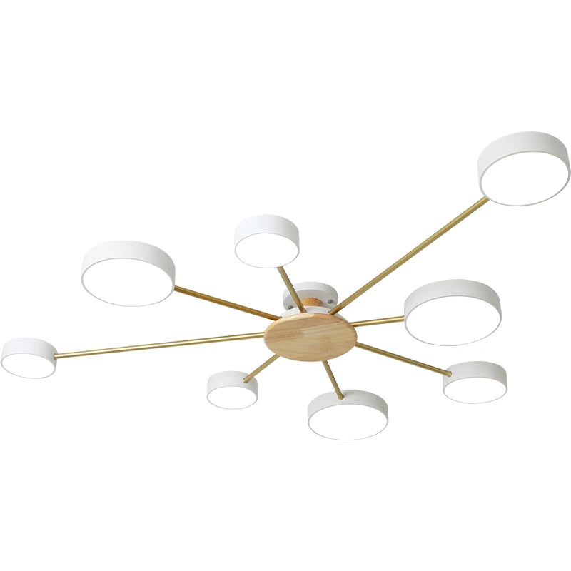 Manon Nordic Macaron Multi-Arm Ceiling Light