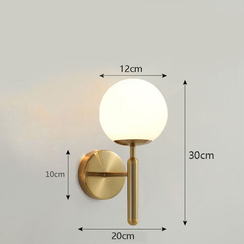 Isabella Modern Glass & Metal Sconce