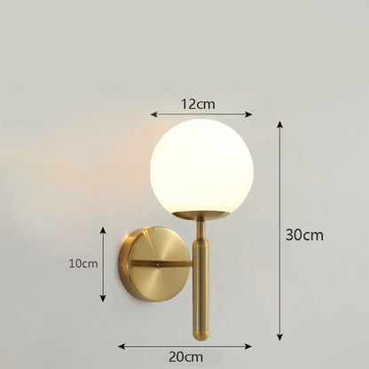 Isabella Modern Glass & Metal Sconce