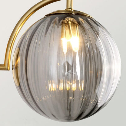 Céleste Glass Wall Lamp with Elegant Round Design