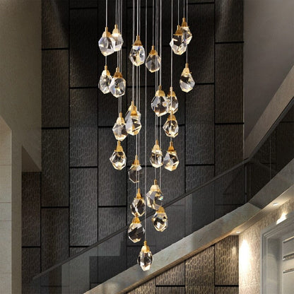 Camille Sparkling Diamond Crystal Chandelier