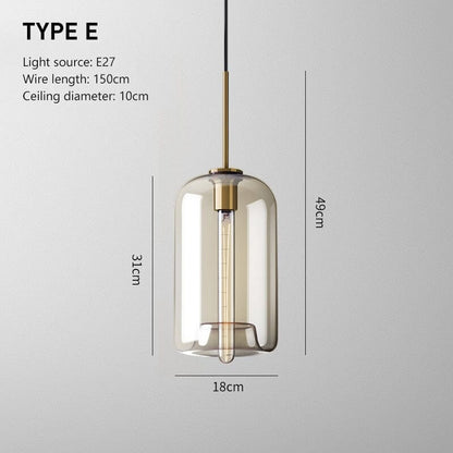 Adele Artisan Nordische Pendelleuchte