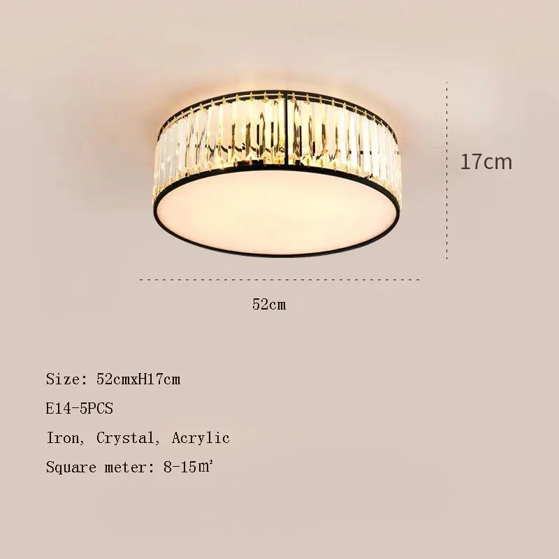 Madeleine Vintage Crystal Loft Chandelier