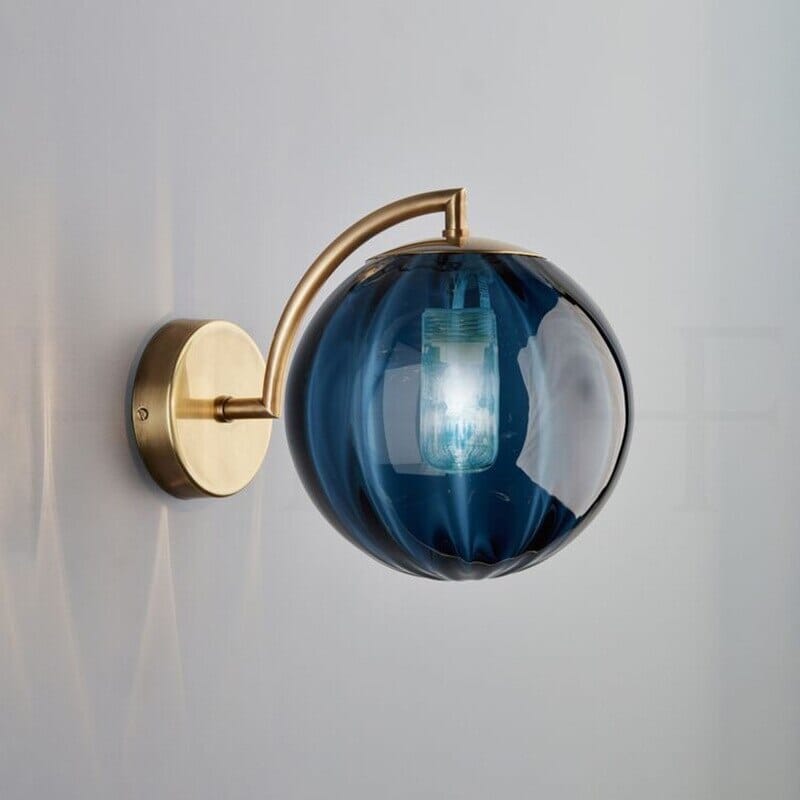 Céleste Glass Wall Lamp with Elegant Round Design