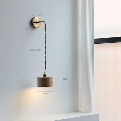 Marianne Wood Wandleuchte Zugschalter Modern