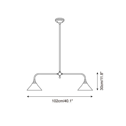 Clémence Erbstück Linear-Kronleuchter