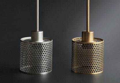 Camille Honeycomb Glass & Metal Sconce Light