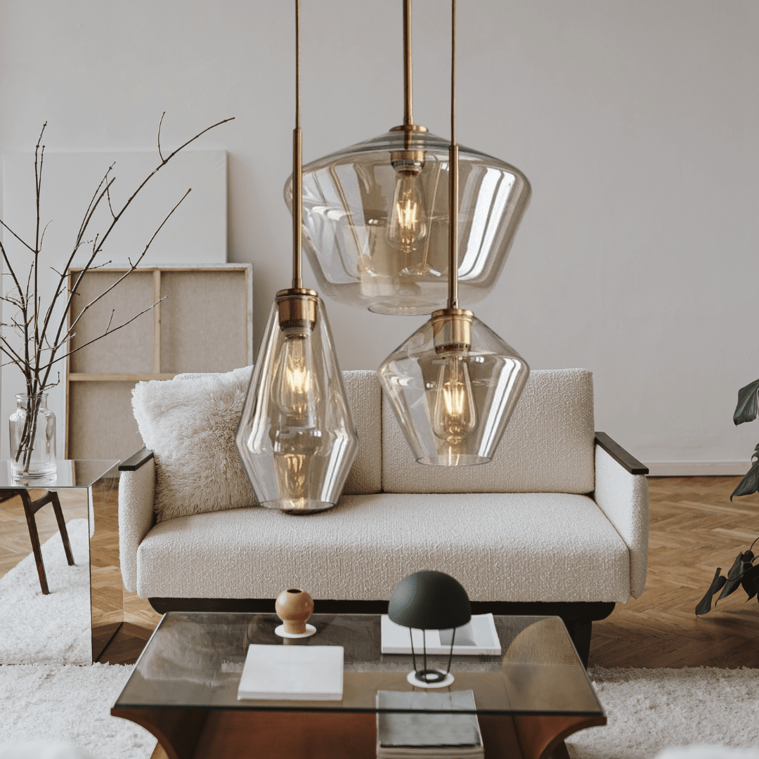 Monica Designer-Glas-Pendelleuchte