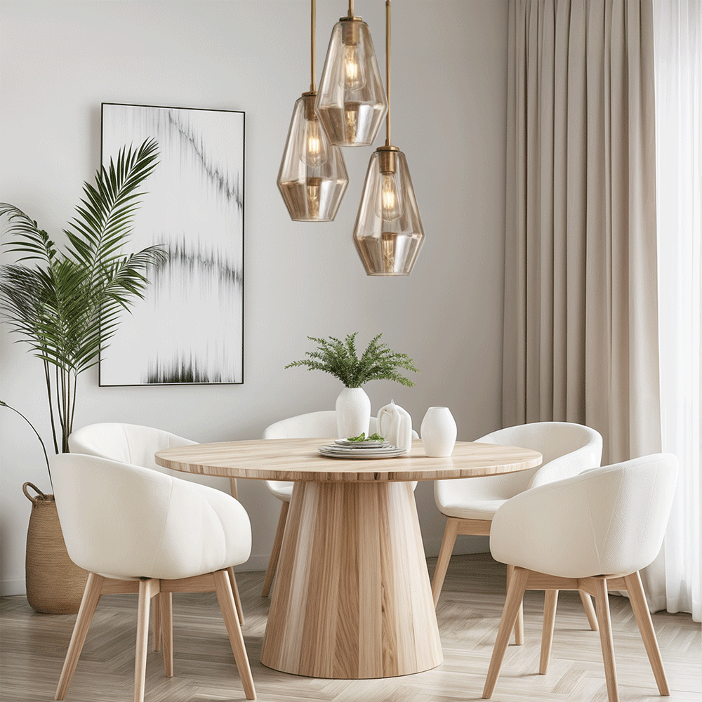 Monica Designer-Glas-Pendelleuchte
