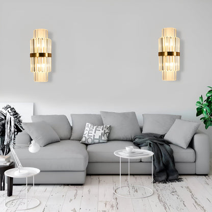 Isabelle Orion Handcrafted Crystal Wall Lamp