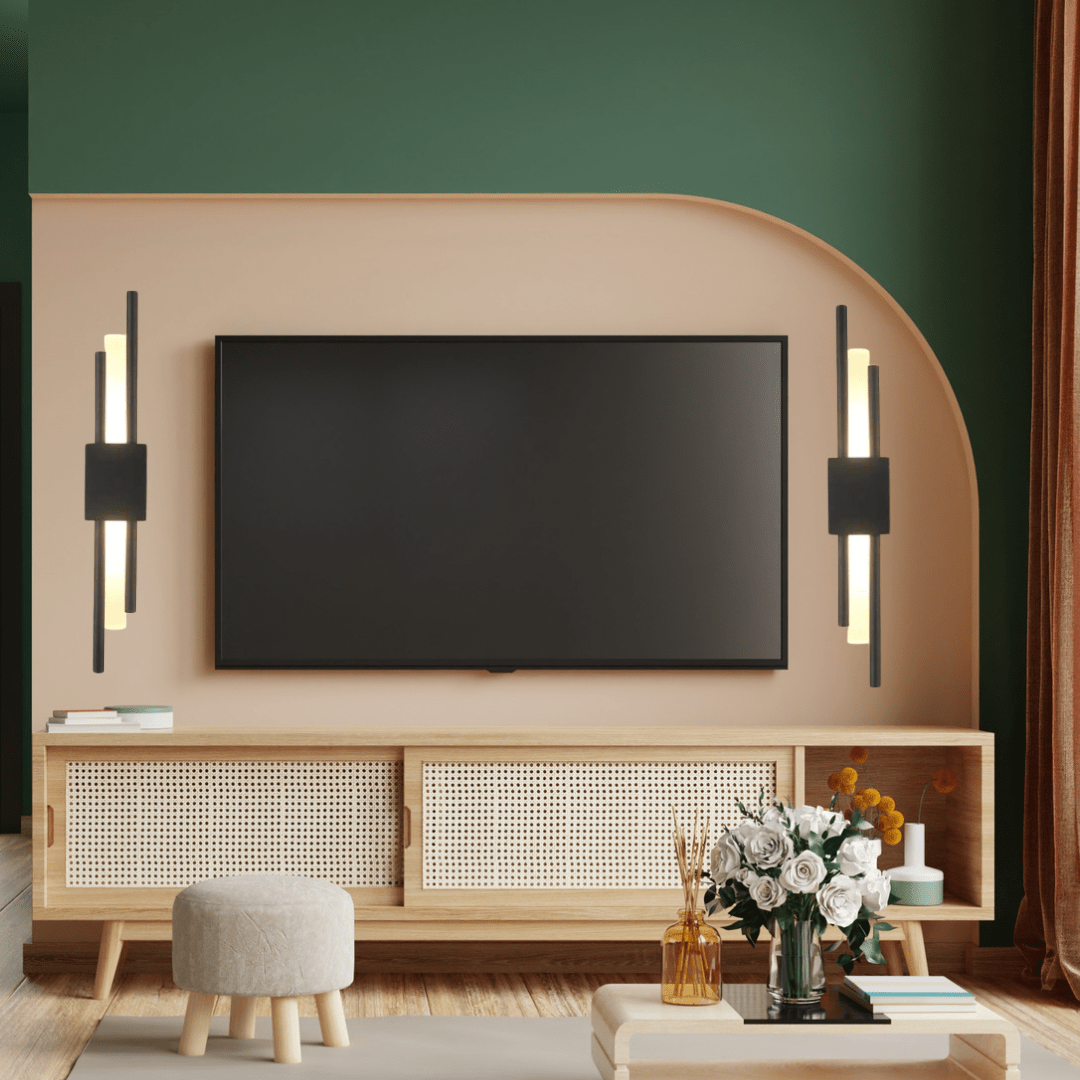 Sophie Noir Dual-Glow Minimalistische Wandleuchte