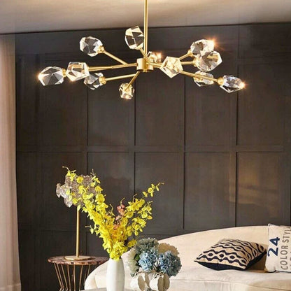 Genevieve Modern Crystal Bulb Pendant Light