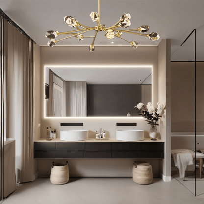 Genevieve Modern Crystal Bulb Pendant Light