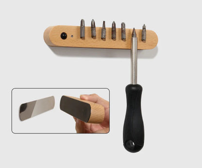 Élise IllumiKey Magnetischer Schlüsselhalter aus Holz mit LED-Nachtlicht