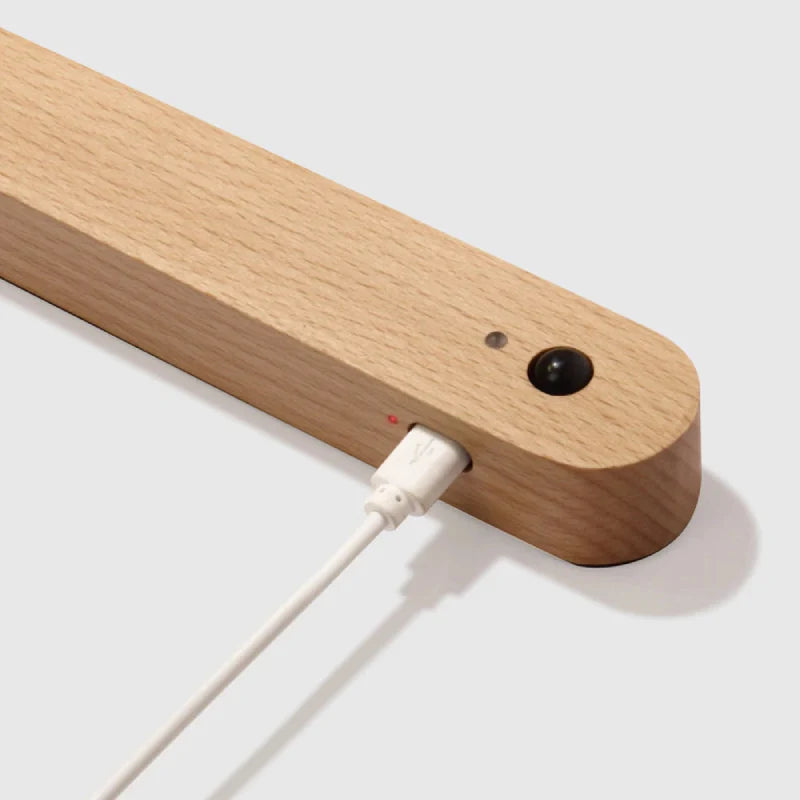 Élise IllumiKey Magnetischer Schlüsselhalter aus Holz mit LED-Nachtlicht