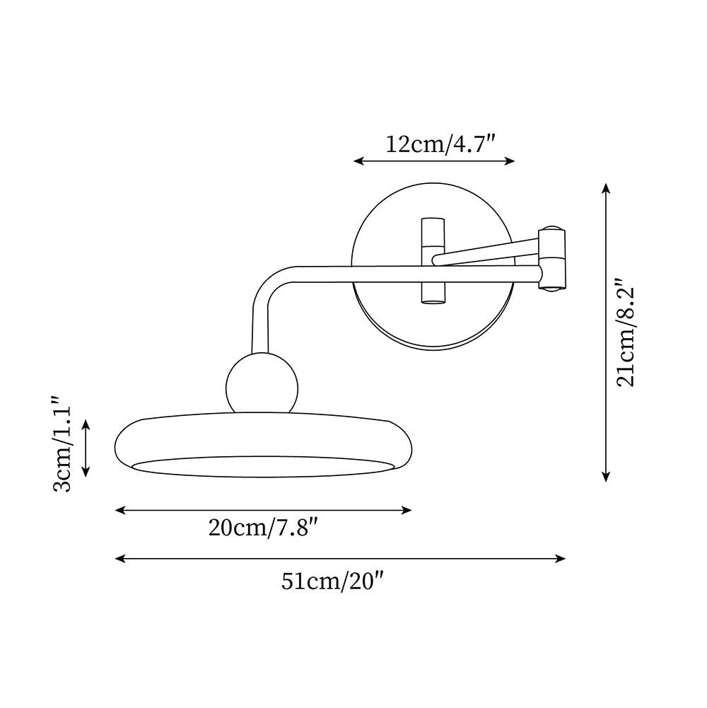 Élodie Karlin Wall Light Metal and Acrylic LED Lighting
