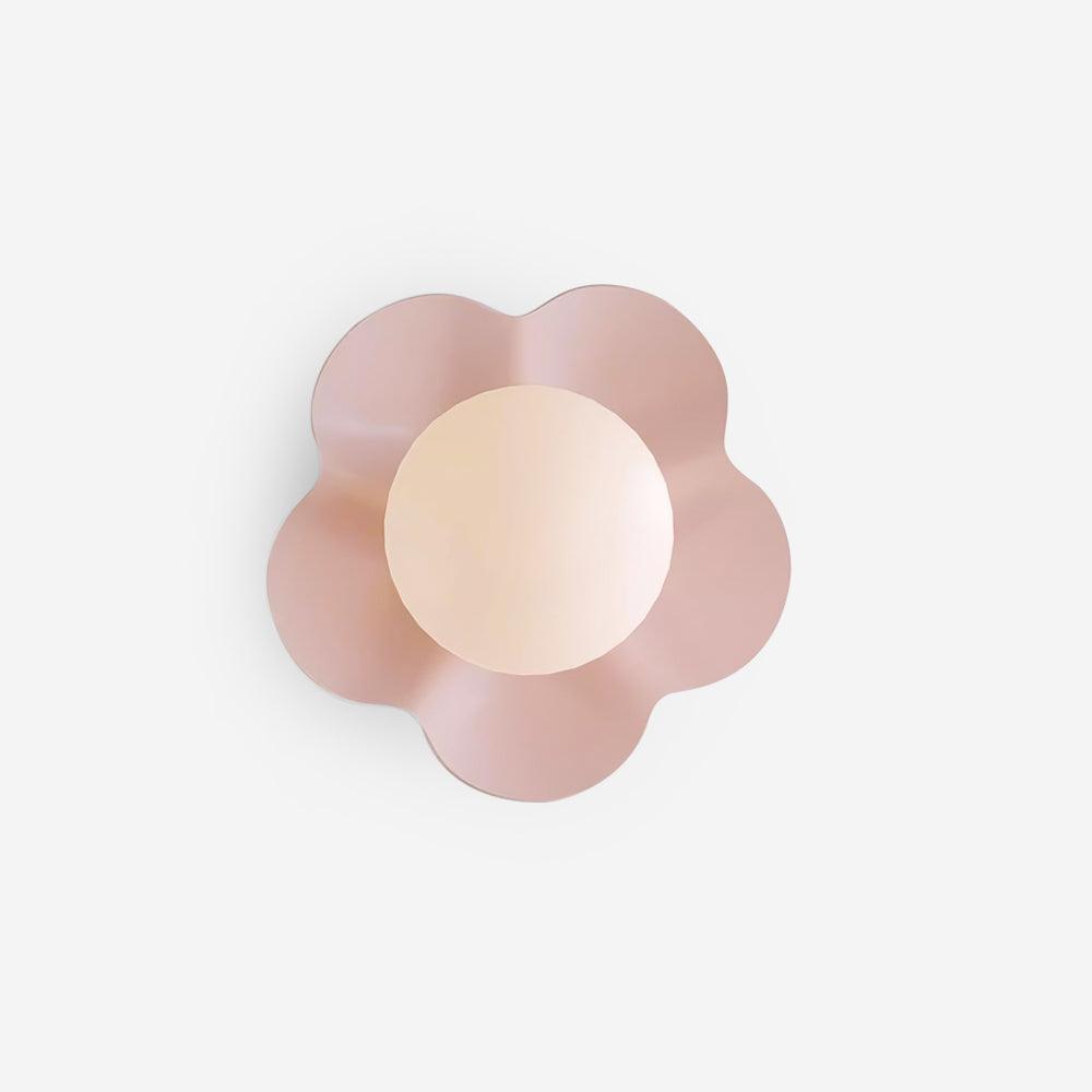 Camille La Fleur Wandleuchte mit Harzblütenschirm