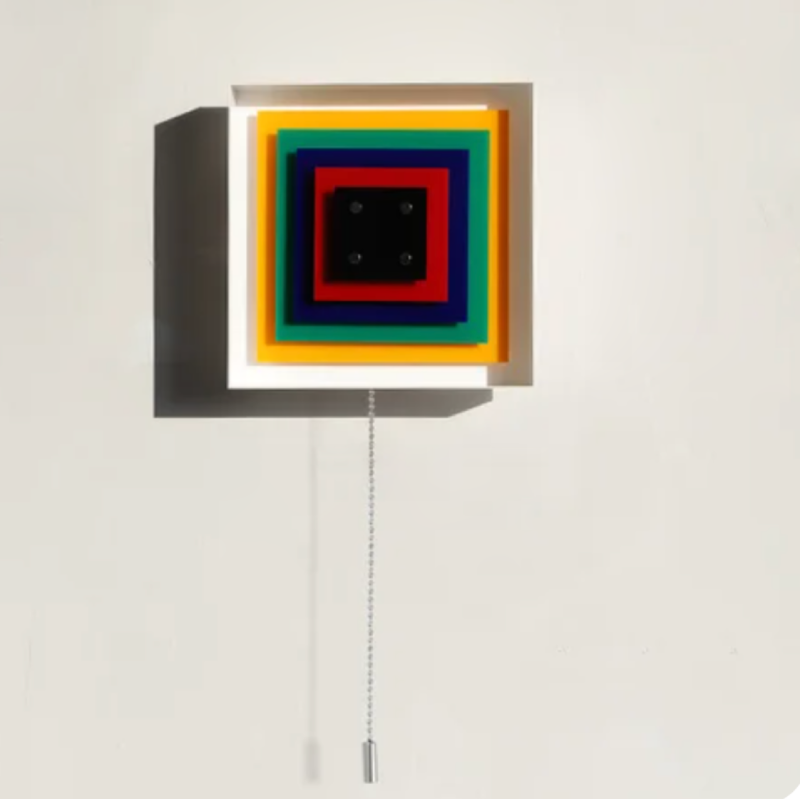 Élodie Light Squares Bauhaus LED Wall Lamp