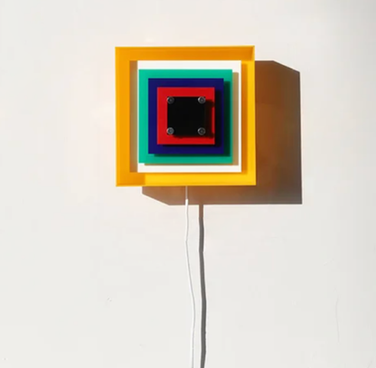 Élodie Light Squares Bauhaus LED Wall Lamp