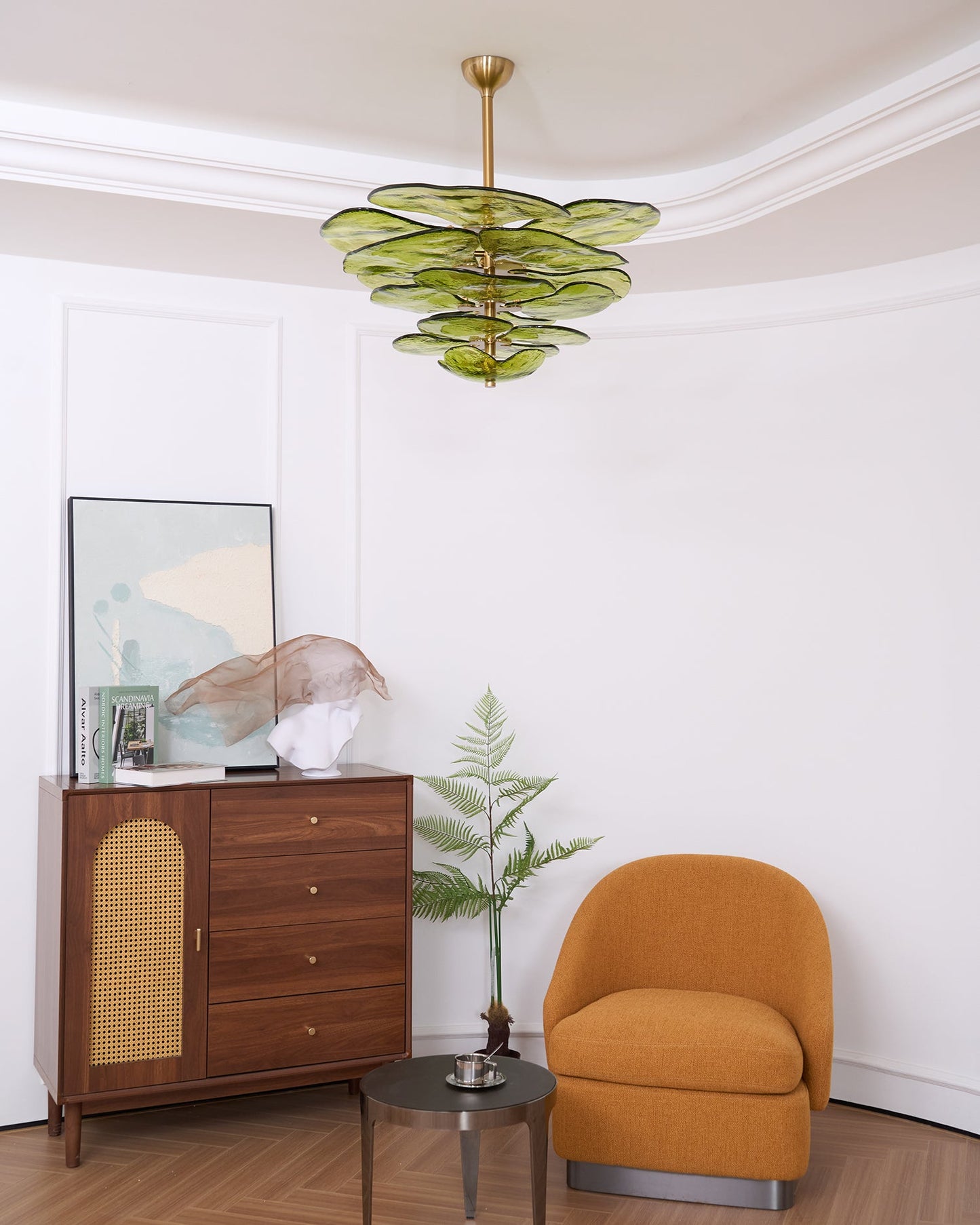 Amélie Lilypad Glas-Kronleuchter