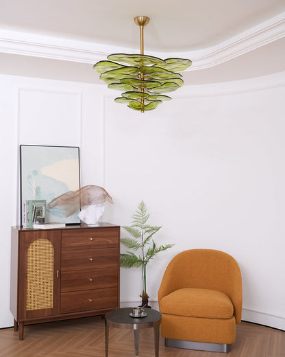 Amélie Lilypad Glas-Kronleuchter