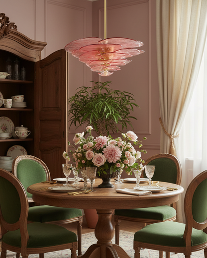 Amélie Lilypad Glas-Kronleuchter