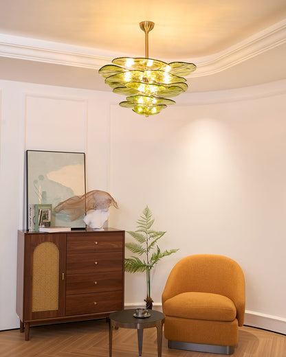 Amélie Lilypad Glas-Kronleuchter