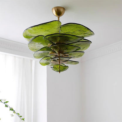 Amélie Lilypad Glas-Kronleuchter
