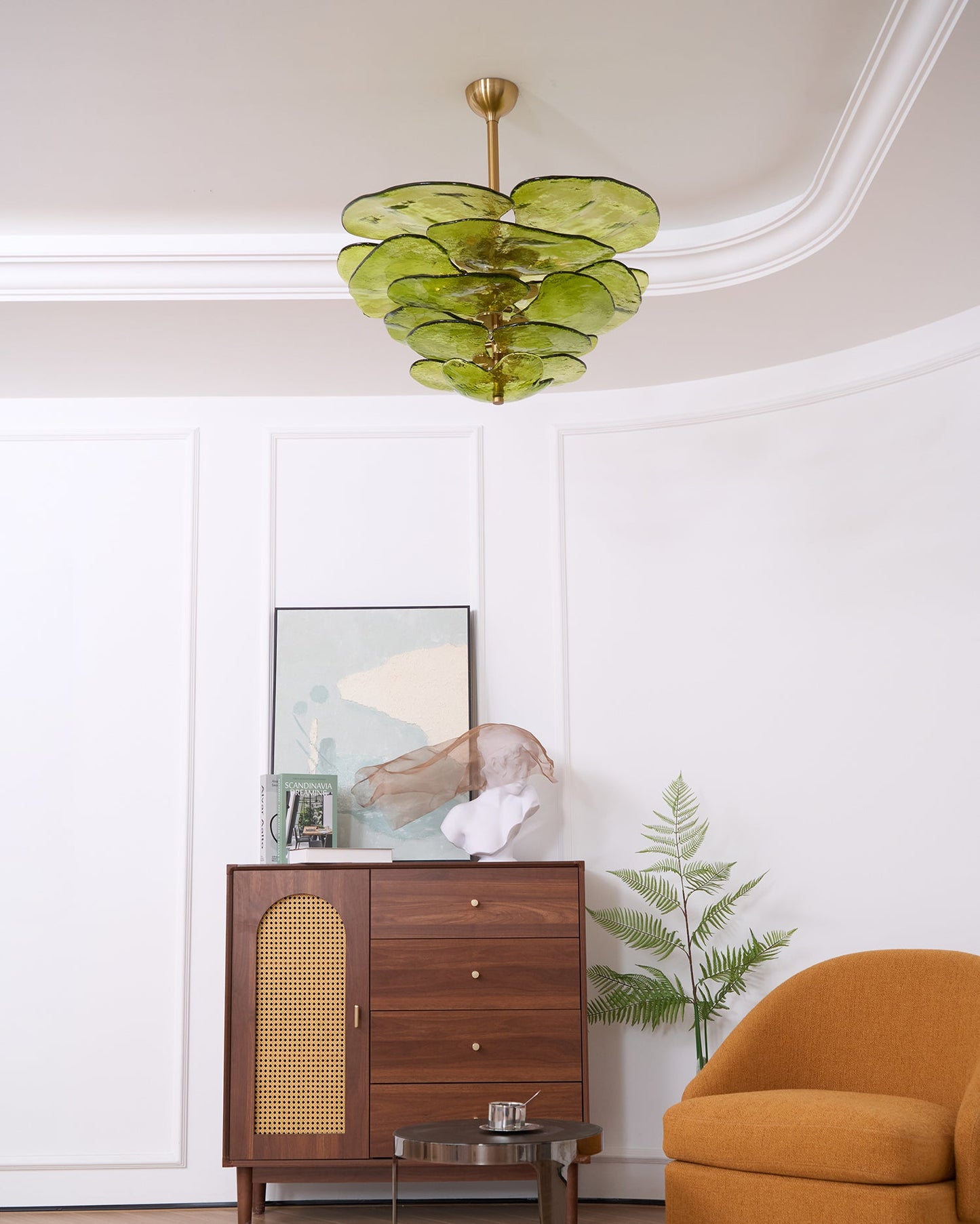 Amélie Lilypad Glas-Kronleuchter