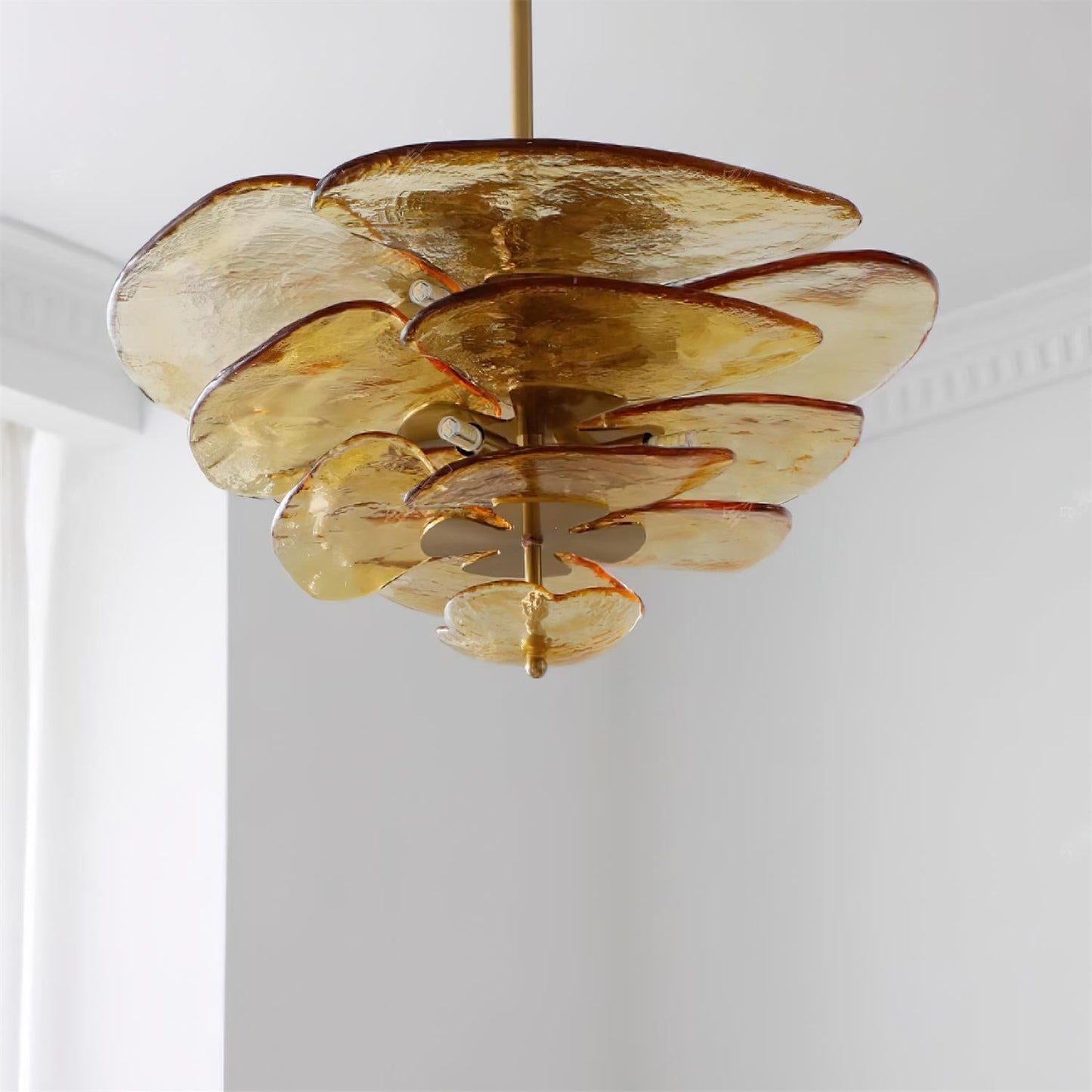 Amélie Lilypad Glas-Kronleuchter