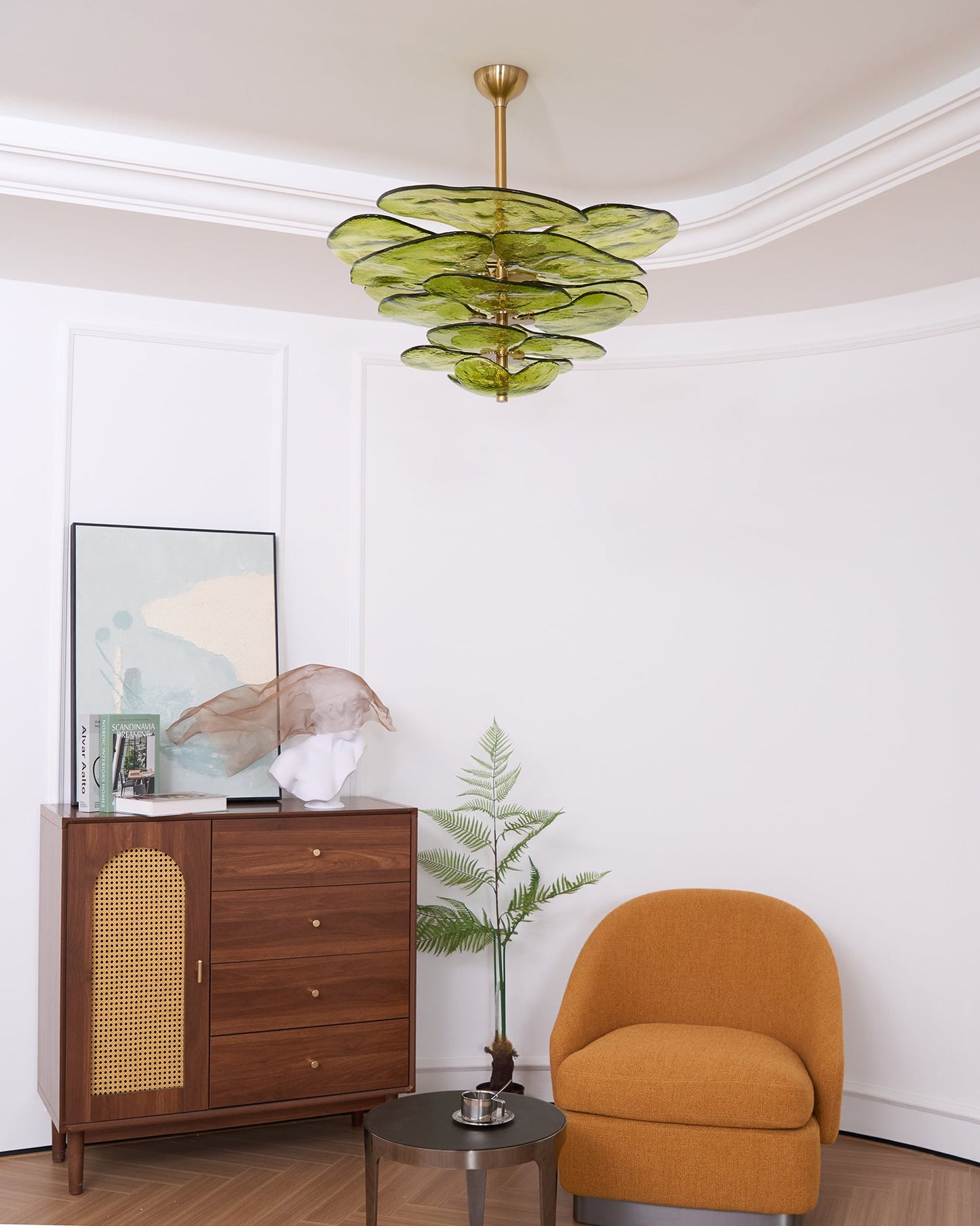 Amélie Lilypad Glas-Kronleuchter