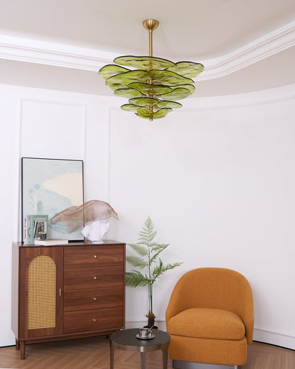 Amélie Lilypad Glas-Kronleuchter