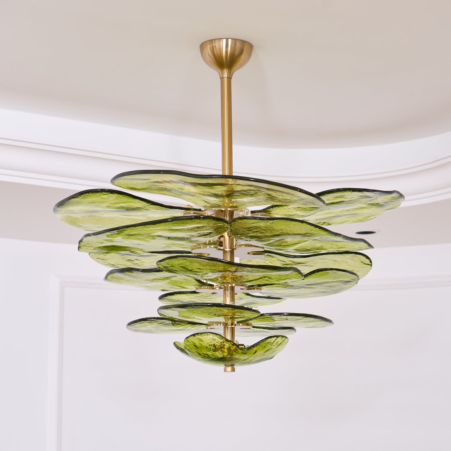 Amélie Lilypad Glas-Kronleuchter