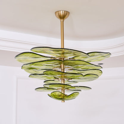 Amélie Lilypad Glas-Kronleuchter