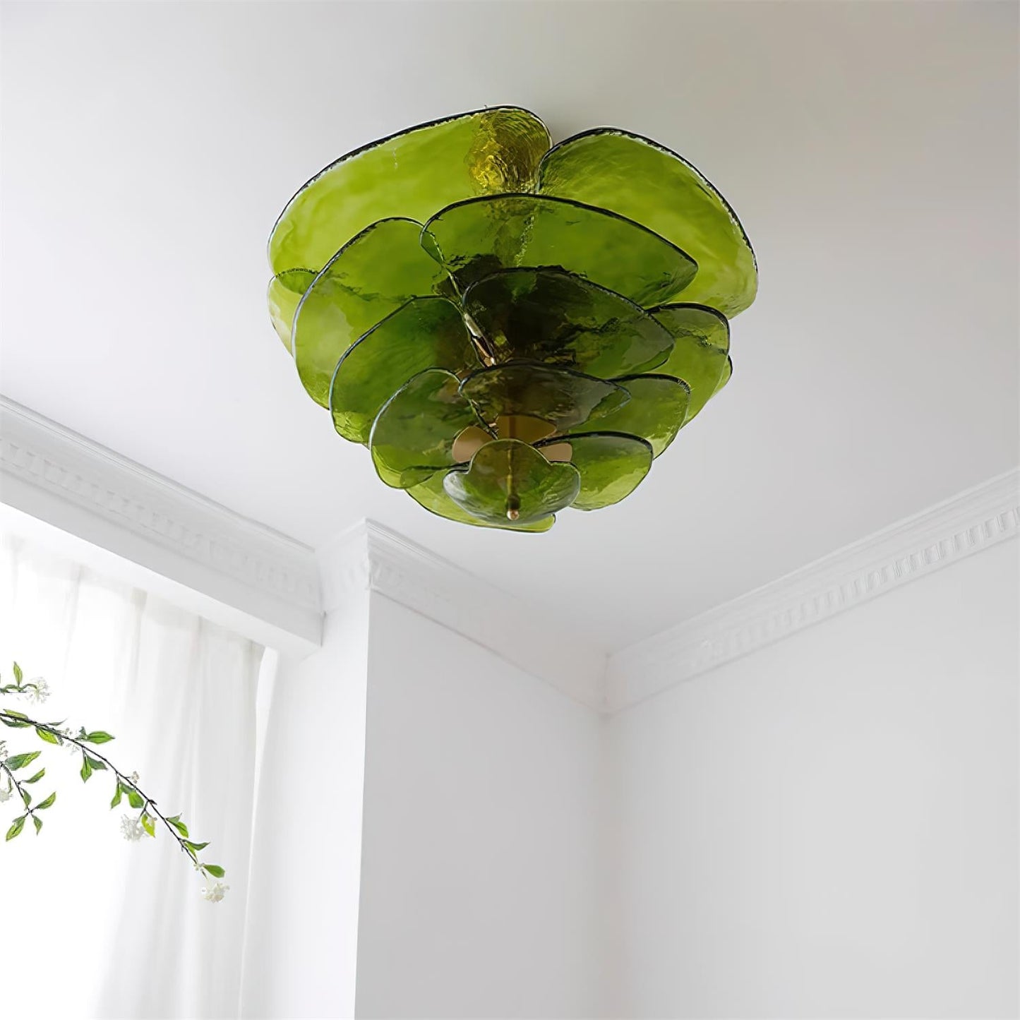 Amélie Lilypad Glas-Kronleuchter