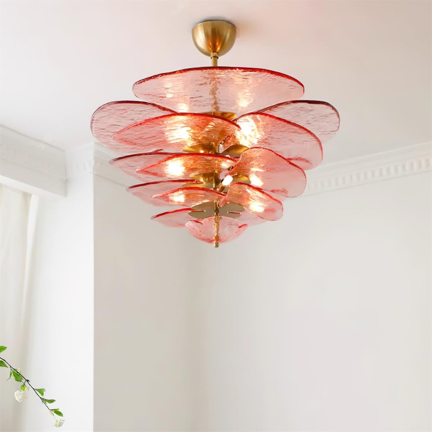 Amélie Lilypad Glas-Kronleuchter