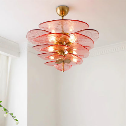 Amélie Lilypad Glas-Kronleuchter